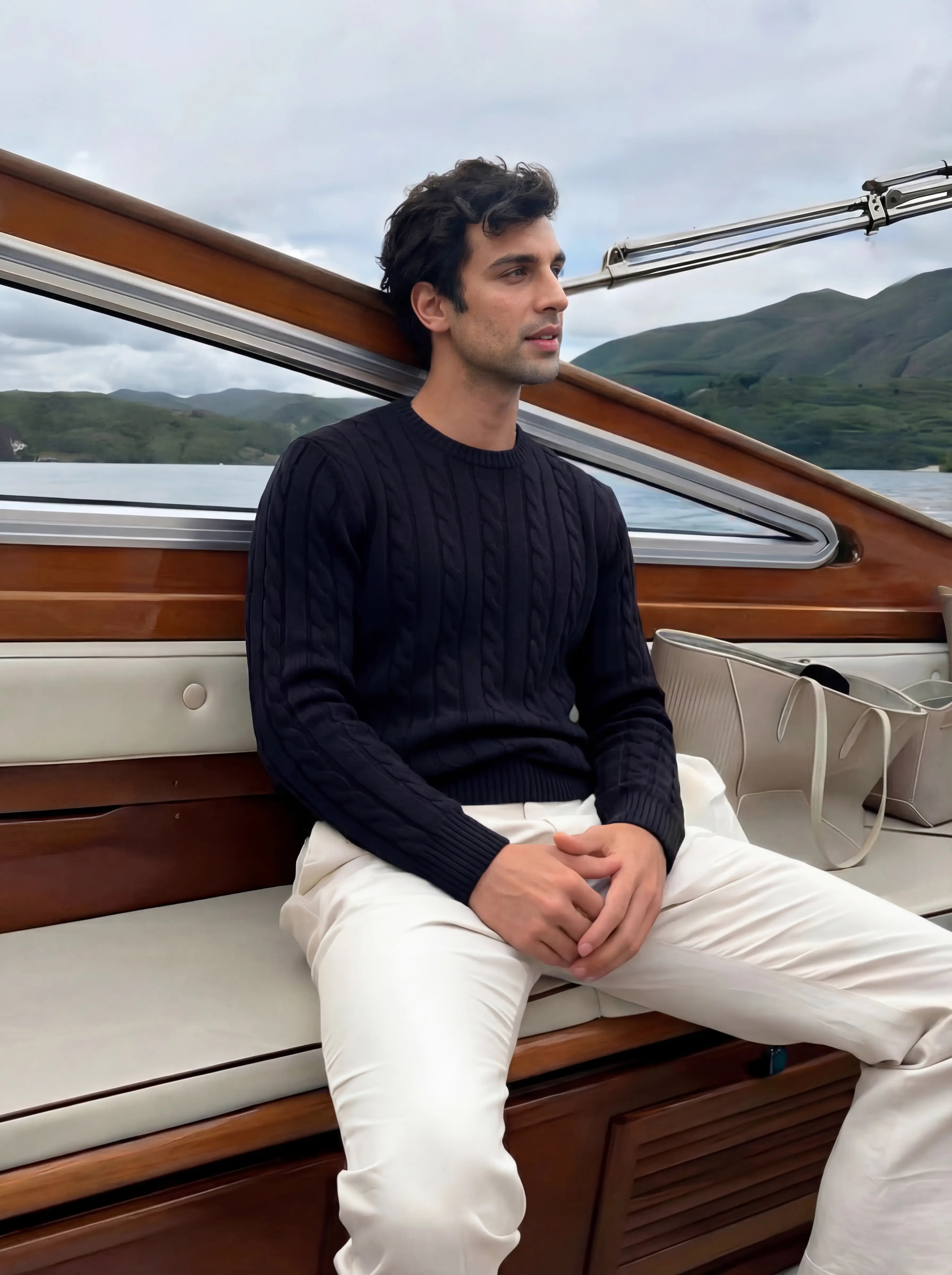 Como Cashmere Knit Black