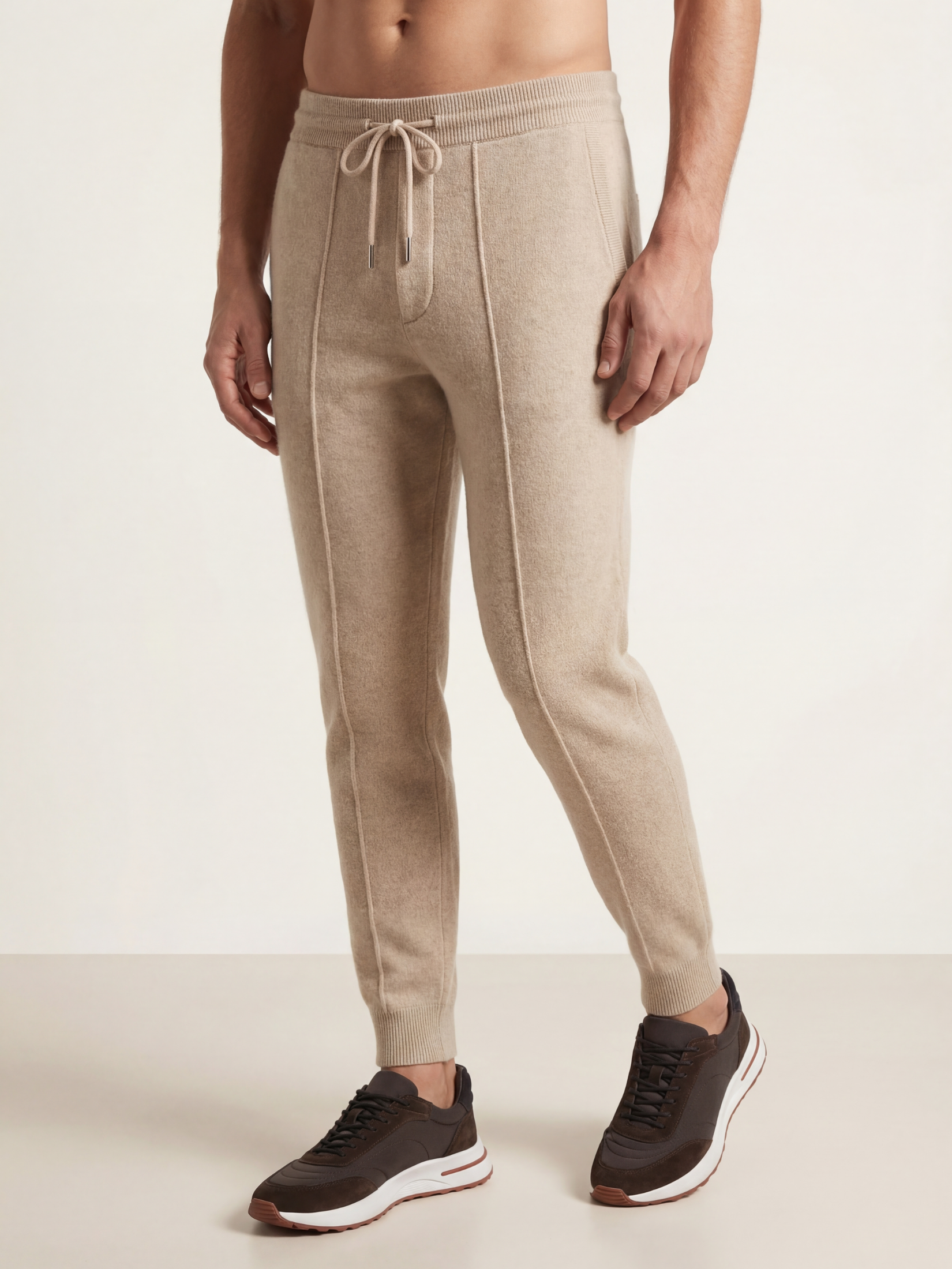 Sartore Cashmere Trousers Beige