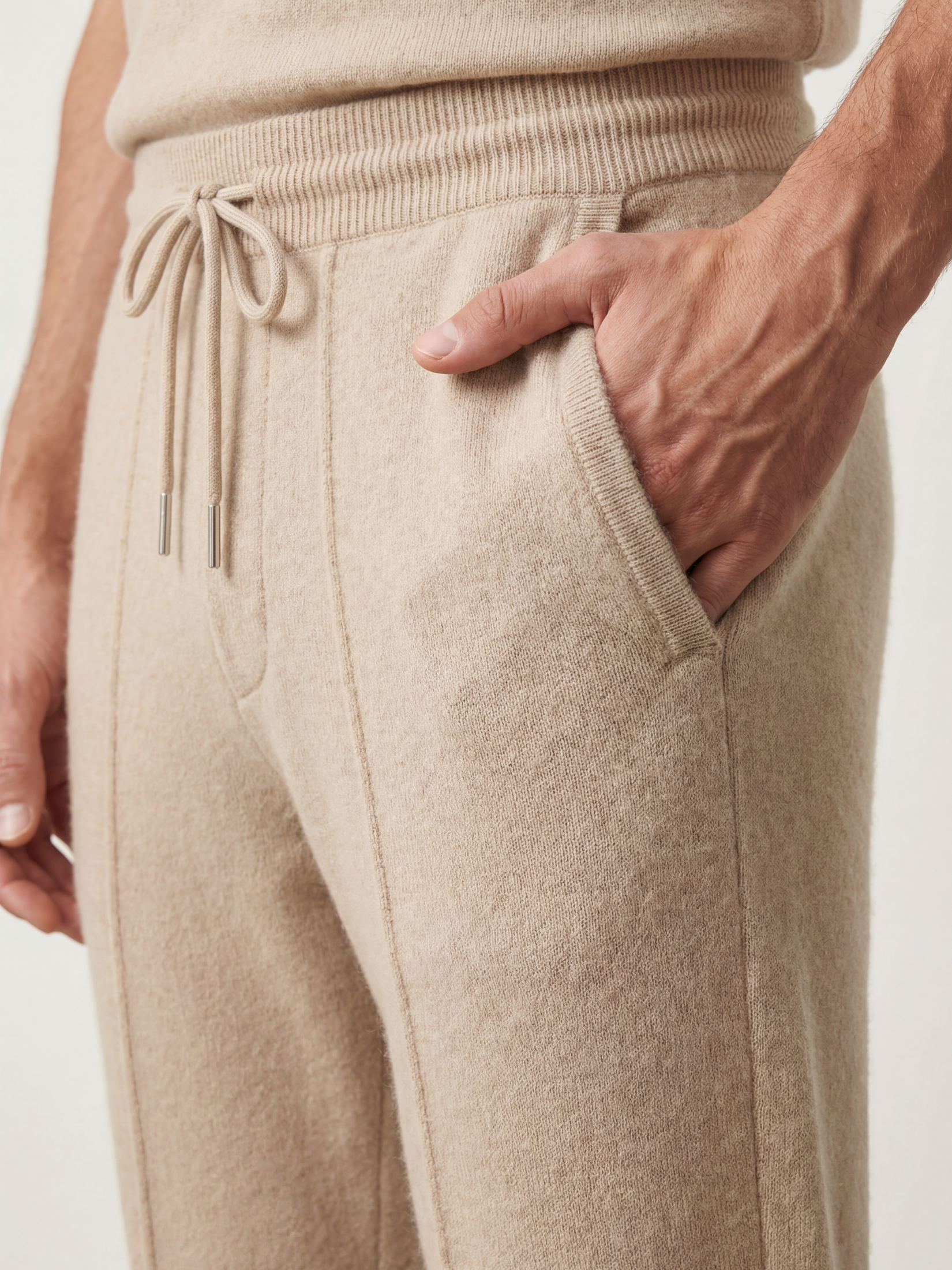Sartore Cashmere Trousers Beige