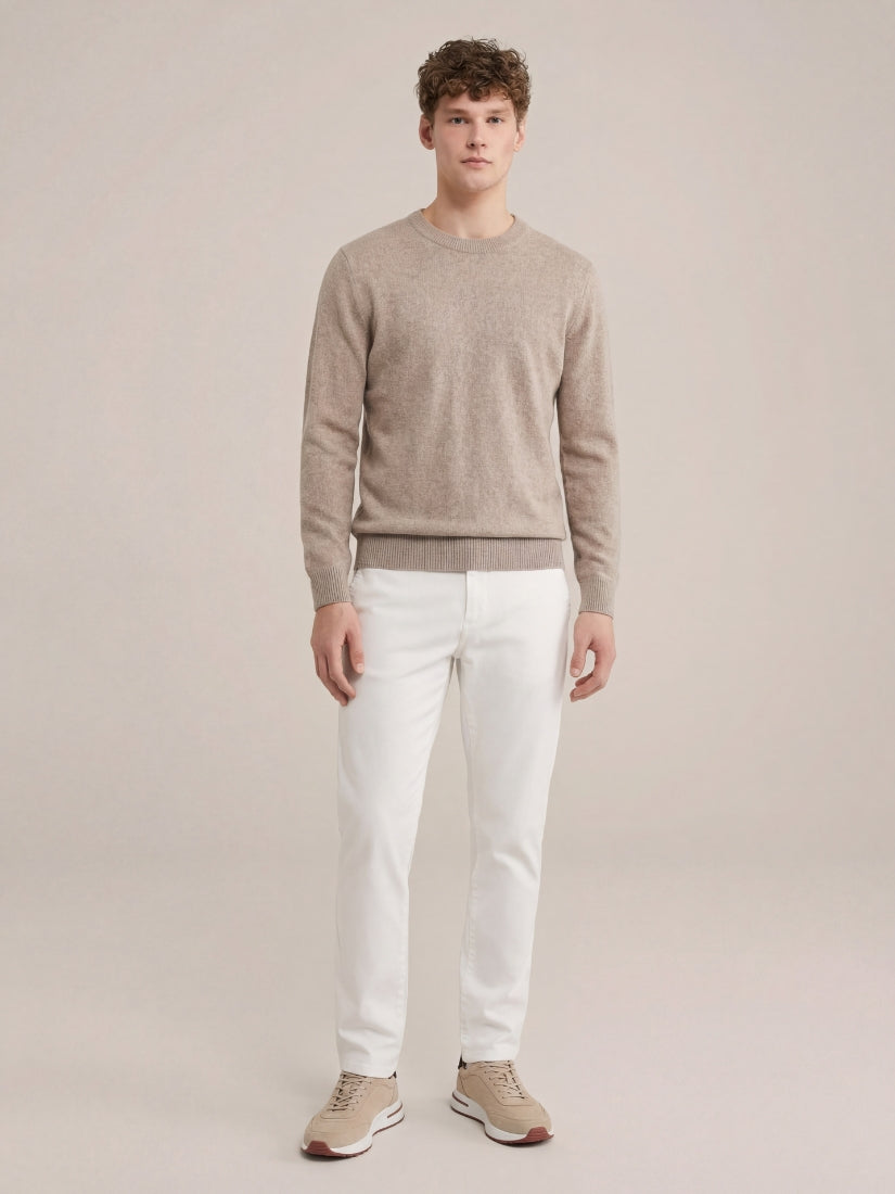 Laurenti cashmere crewneck Beige