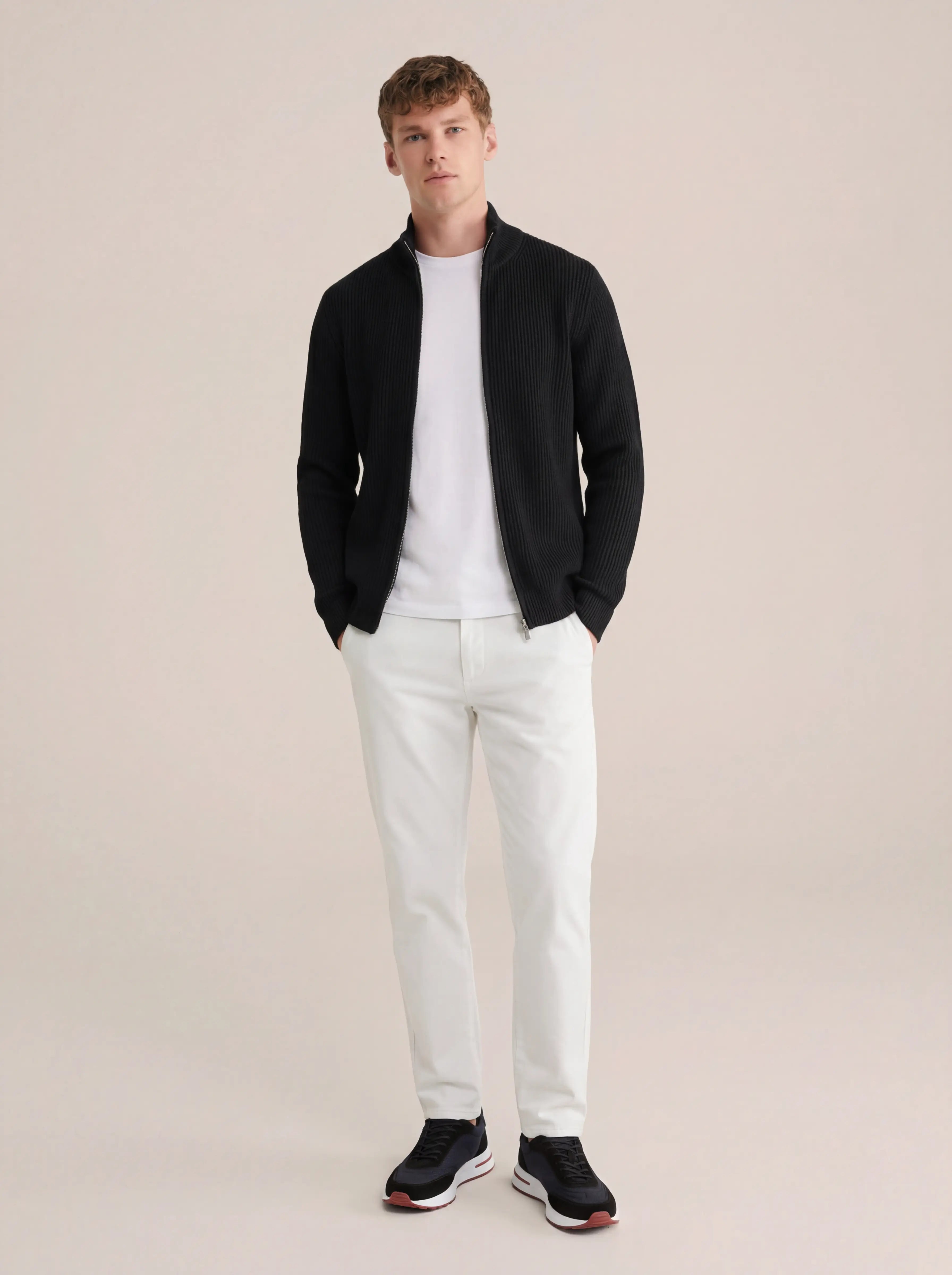 Lusciano Cashmere Cardigan Black