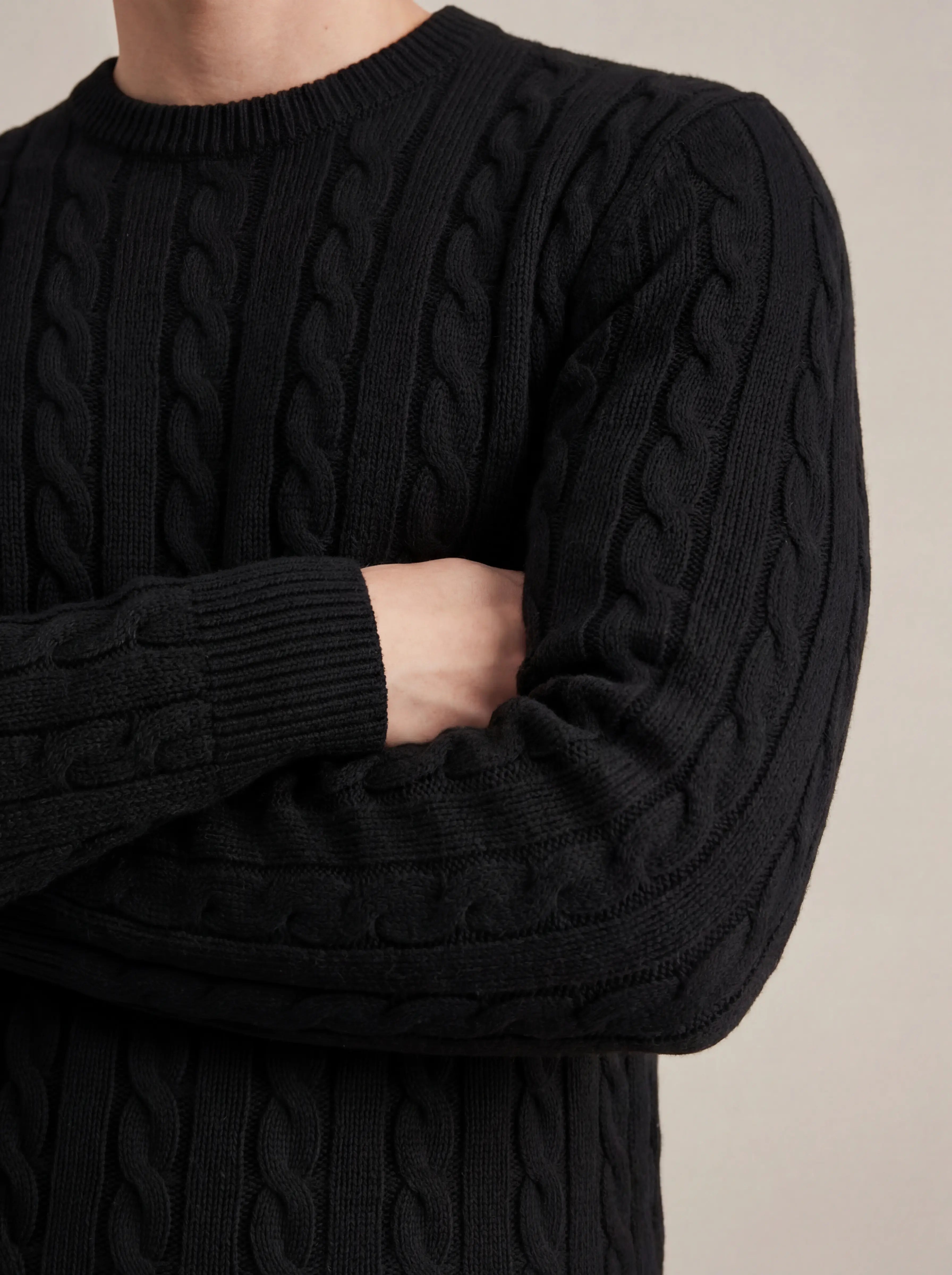 Como Cashmere Knit Black