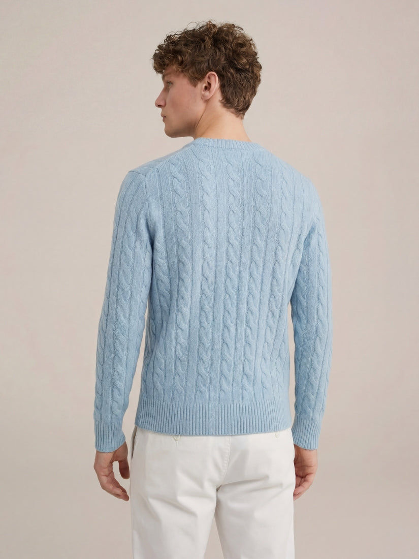 Como Cashmere Knit Baby Blue