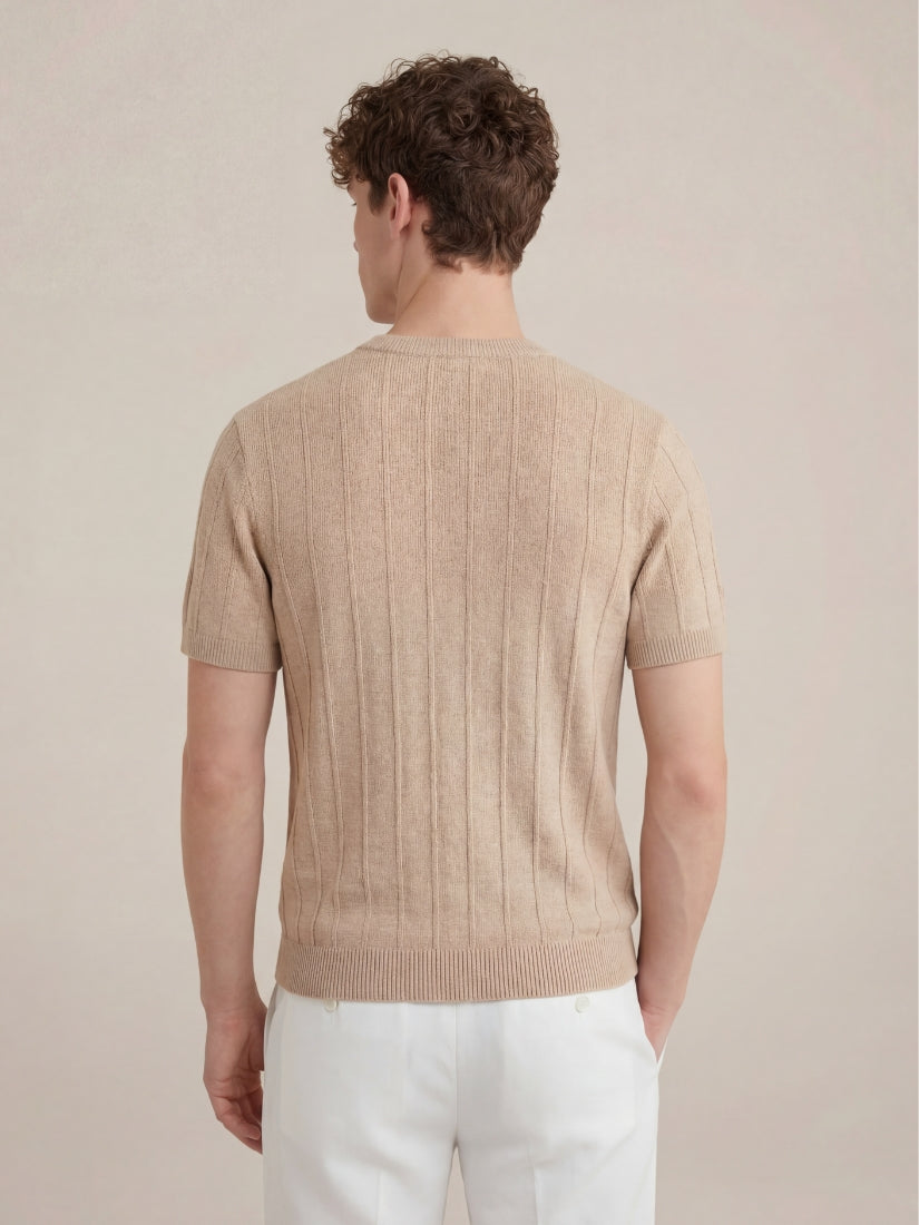 Palermo Signature T-Shirt Camel
