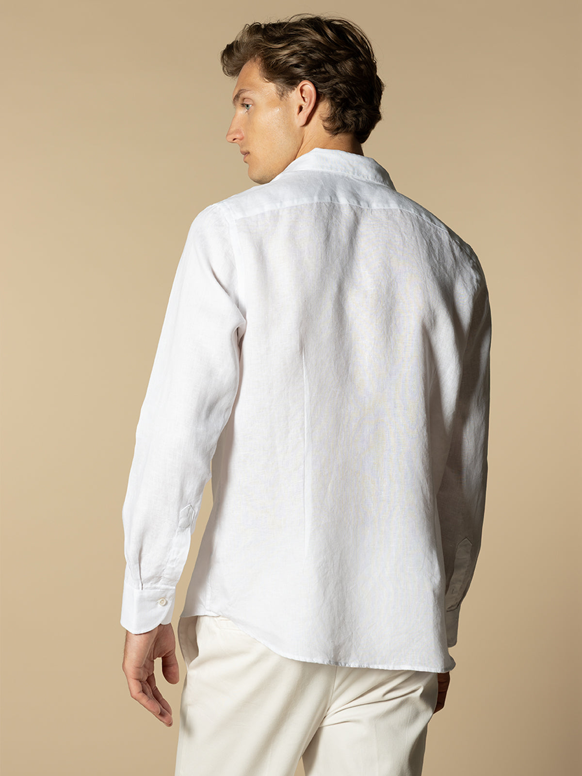 Linen Seaside Shirt White