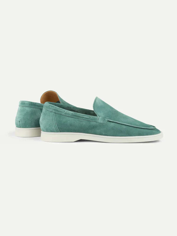 Exotic Suede Loafer - Apple Blue