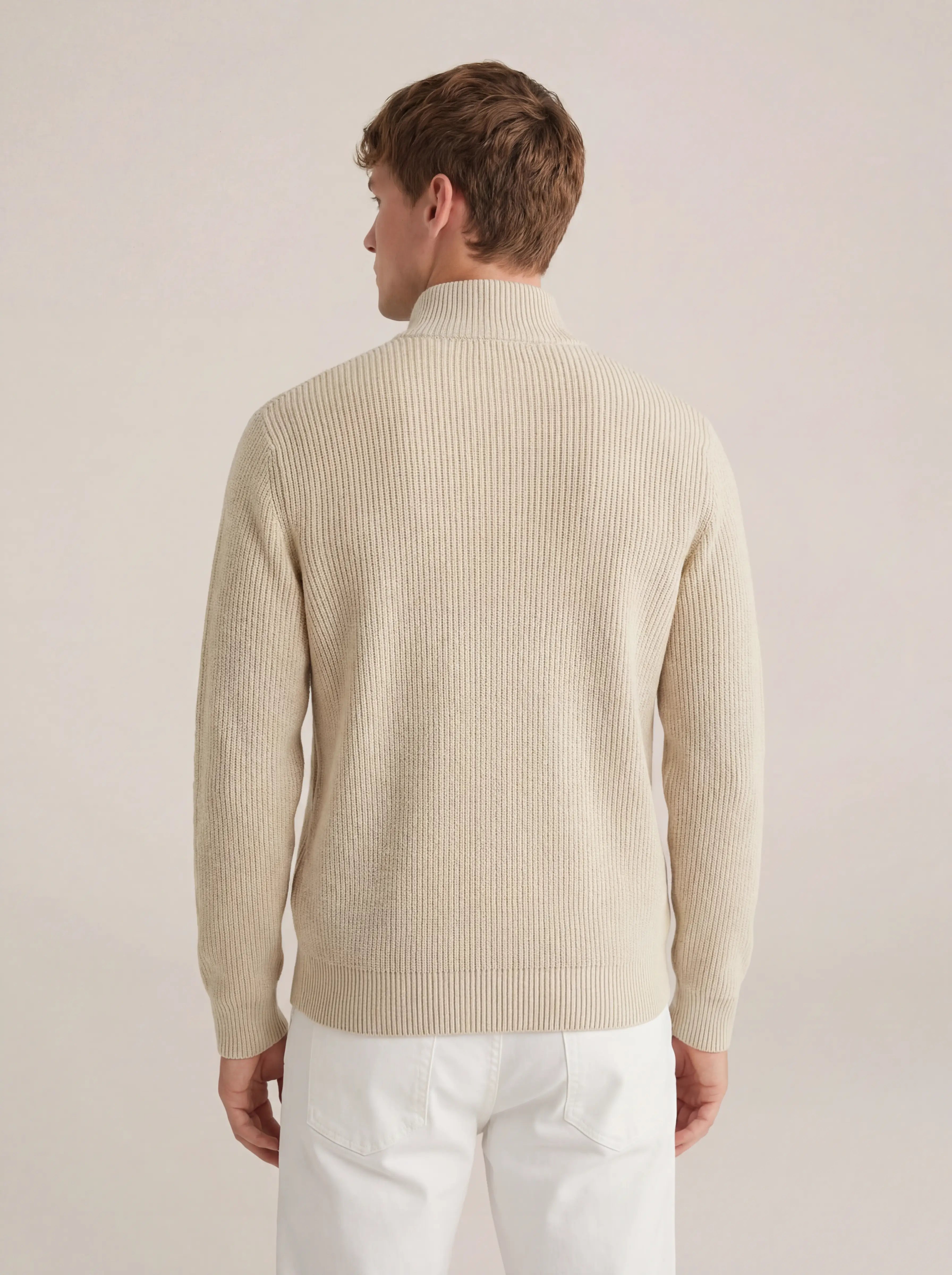 Lusciano Cashmere Cardigan Beige