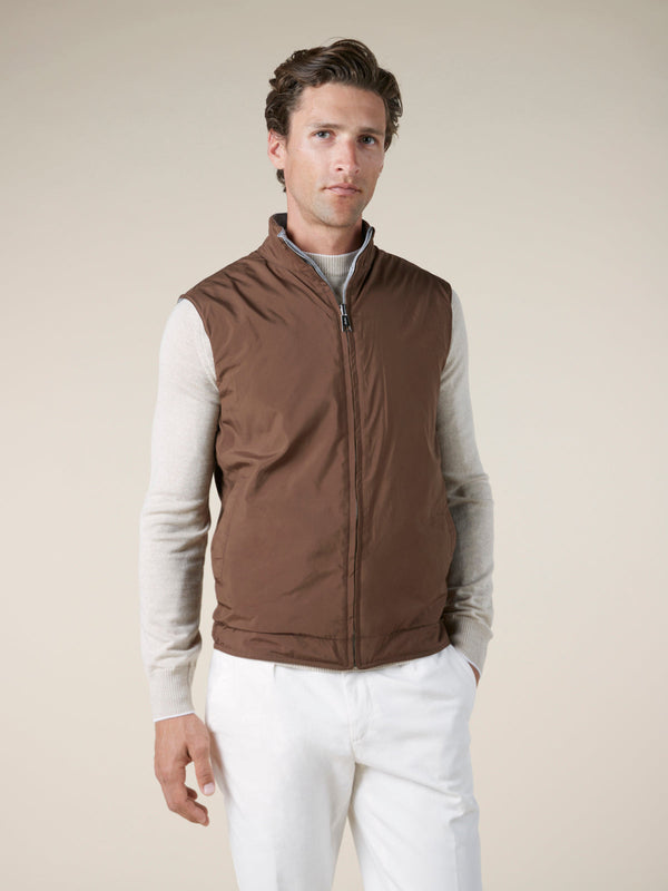 Reversible Resort Body Warmer Chocolate