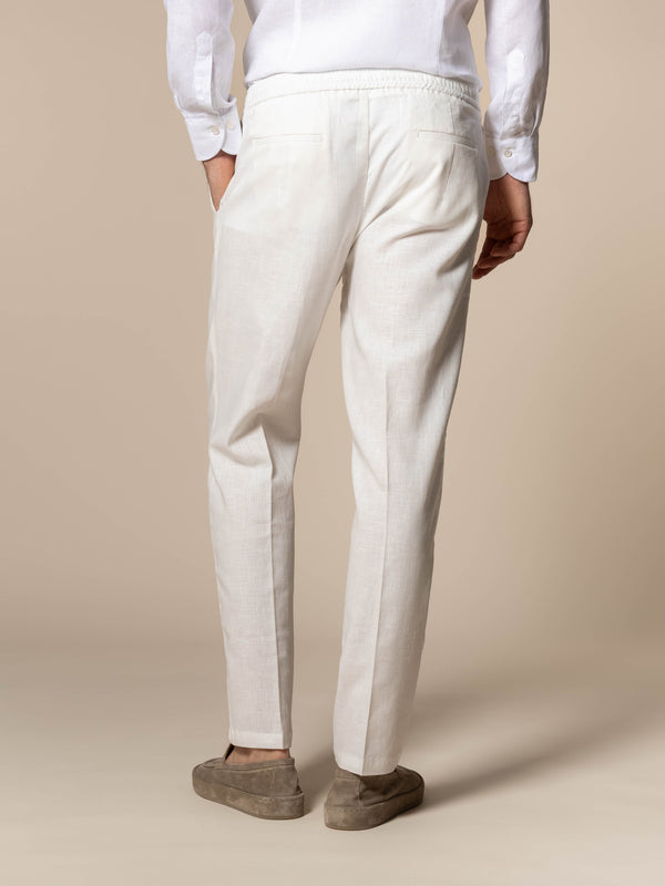 Linen Seaside Pants Ecru