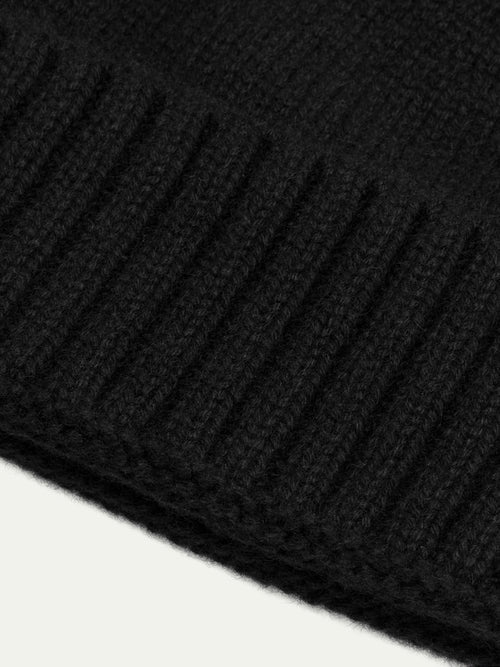 Cashmere Black Hat