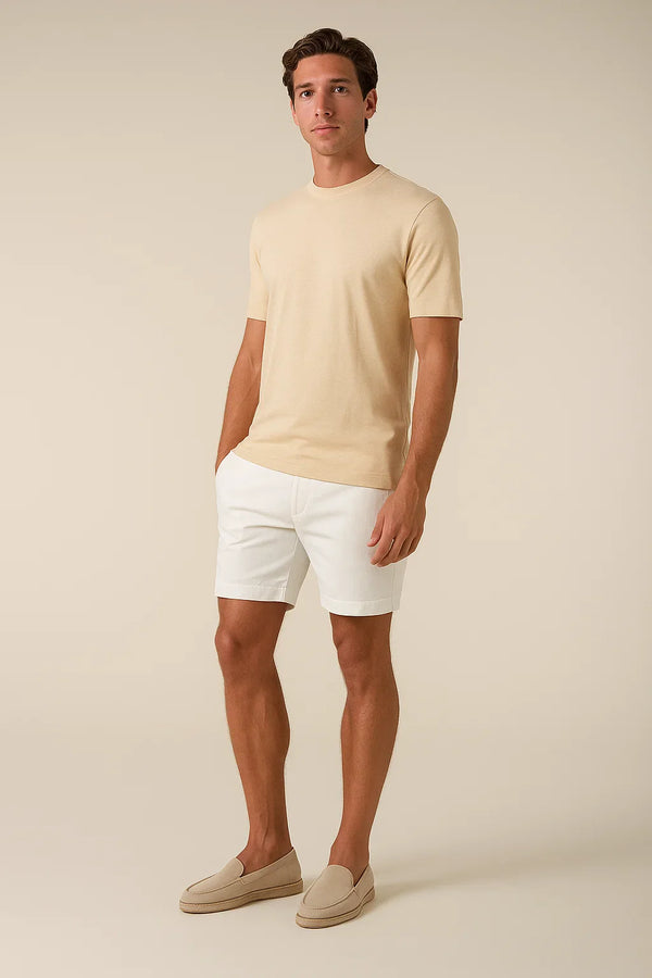 Wool City T-shirt Beige