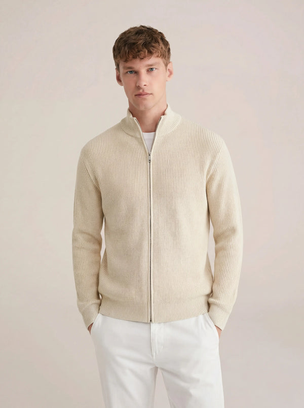 Lusciano Cashmere Cardigan Beige