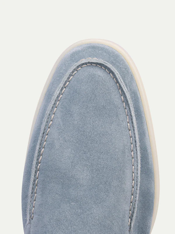 Classic Suède Loafer Baby Blue