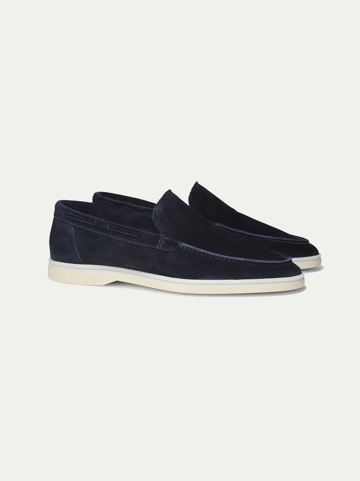 Classic Suède Loafer Navy Blue
