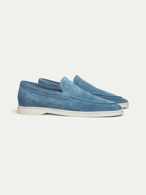 Classic Suède Loafer Ocean Blue