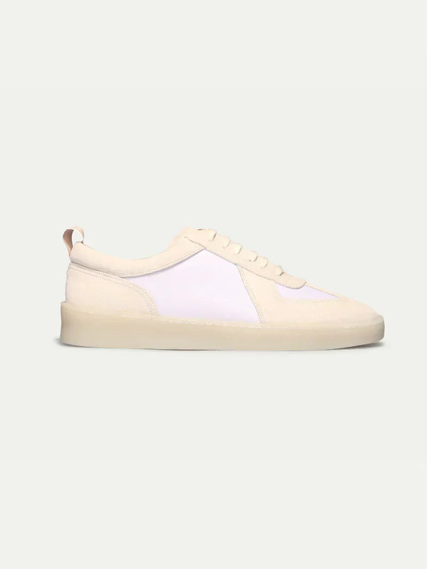 Amalfi Suede Sneaker Ecru