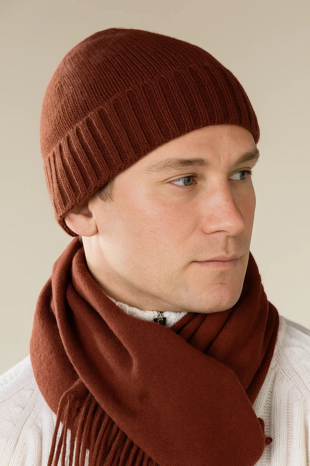 Cashmere Maroon Hat