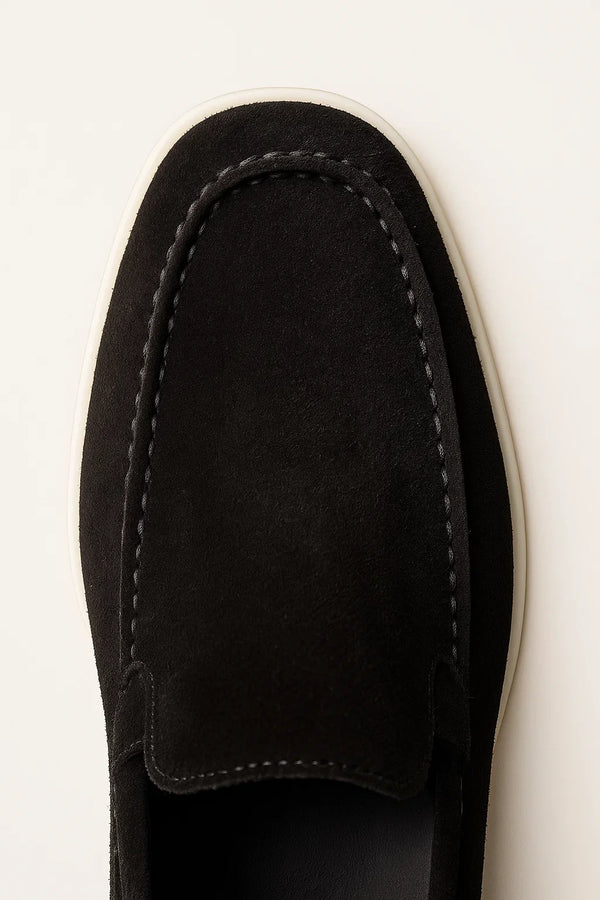Classic Suède Loafer Black