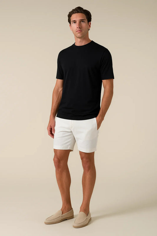 Linen City T-shirt Black