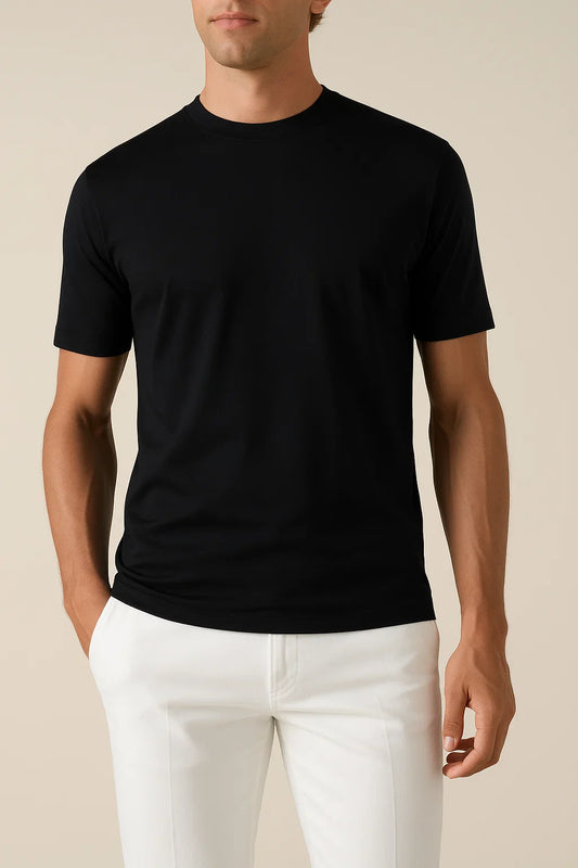 Linen City T-shirt Black