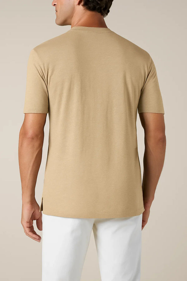 Wool City T-shirt Dark Taupe